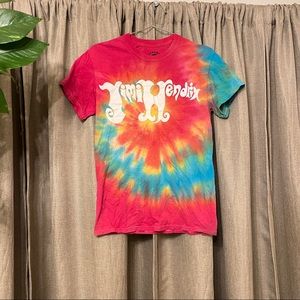 Tie Dye Band Tee (Jimi Hendrix)